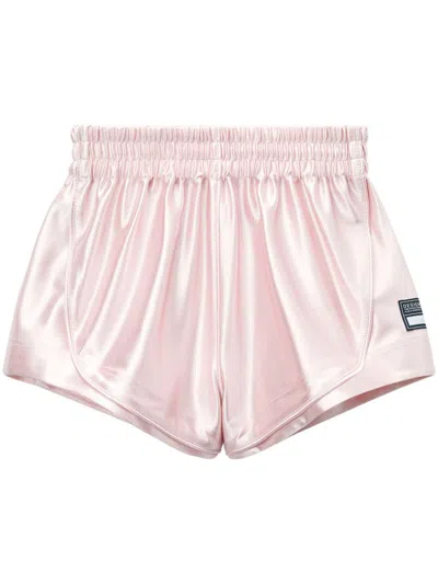 Alexander Wang Sports Shorts Clothing In Nude & Neutrals