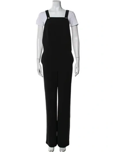 Pre-owned Alexander Wang Square Neckline Jumpsuit In Black