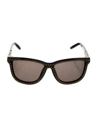 Pre-owned Alexander Wang Square Tinted Sunglasses In Black