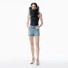 Alexander Wang Stars & Stripes Short In Animal Print