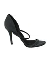 Alexander Wang Stasya Strap Sandals In Dusty Blue Suede In Blue