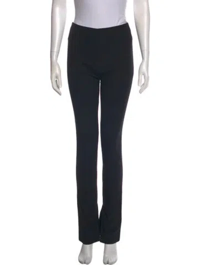 Pre-owned Alexander Wang Straight Leg Pants In Black