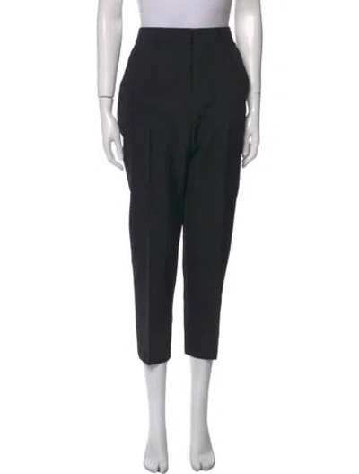 Pre-owned Alexander Wang Straight Leg Pants In Black