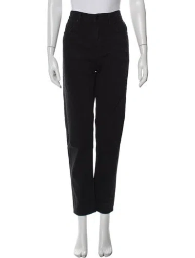 Pre-owned Alexander Wang Straight Leg Pants In Black