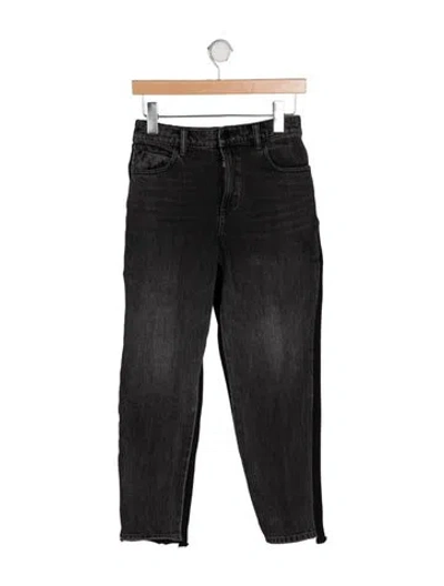 Pre-owned Alexander Wang Straight Leg Pants In Black