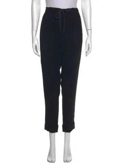 Pre-owned Alexander Wang Straight Leg Pants In Black