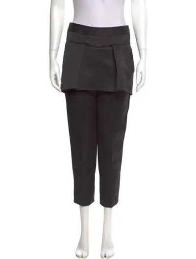 Pre-owned Alexander Wang Straight Leg Pants In Black