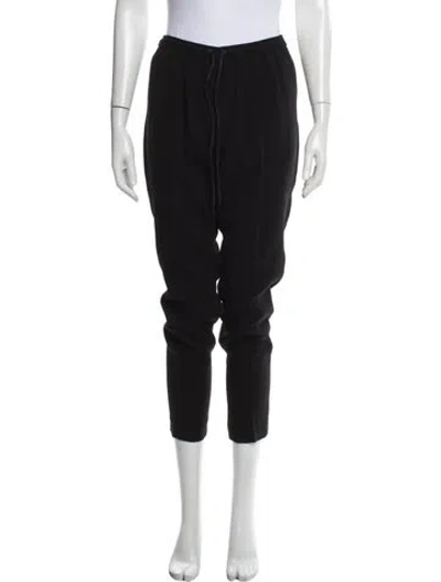 Pre-owned Alexander Wang Straight Leg Pants In Black