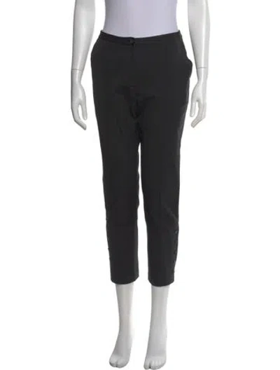 Pre-owned Alexander Wang Straight Leg Pants In Black