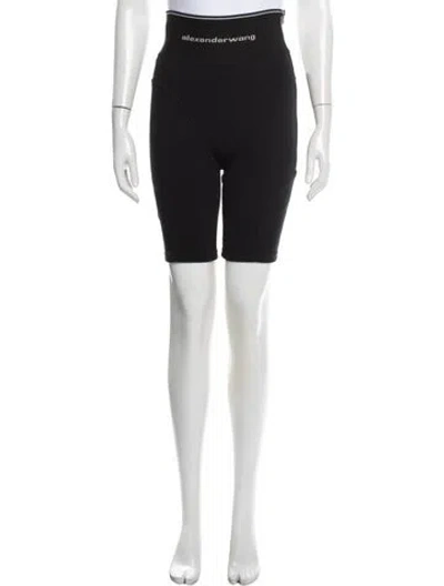 Pre-owned Alexander Wang Straight Leg Pants In Black