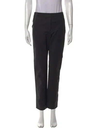 Pre-owned Alexander Wang Straight Leg Pants In Black