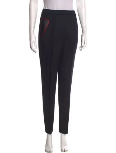 Pre-owned Alexander Wang Straight Leg Pants In Black
