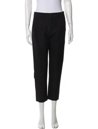 Pre-owned Alexander Wang Straight Leg Pants In Black