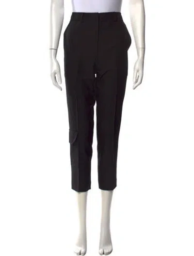 Pre-owned Alexander Wang Straight Leg Pants In Black