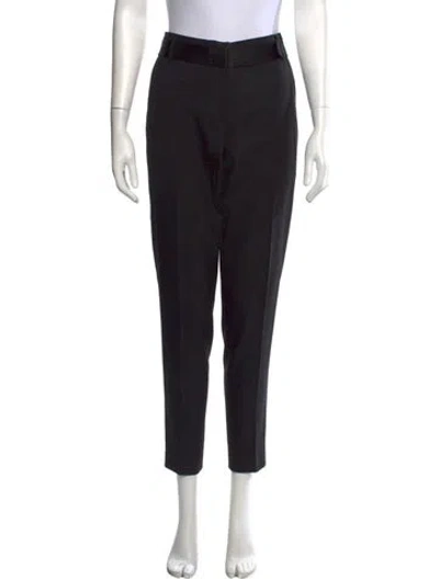Pre-owned Alexander Wang Straight Leg Pants In Black