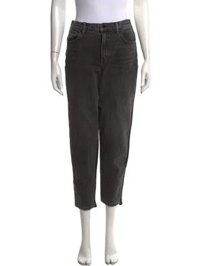 Pre-owned Alexander Wang Straight Leg Pants In Black