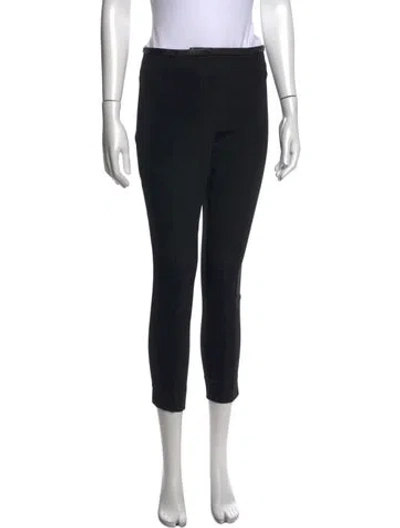 Pre-owned Alexander Wang Straight Leg Pants In Black
