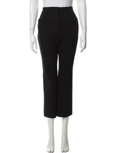 Pre-owned Alexander Wang Straight Leg Pants In Black