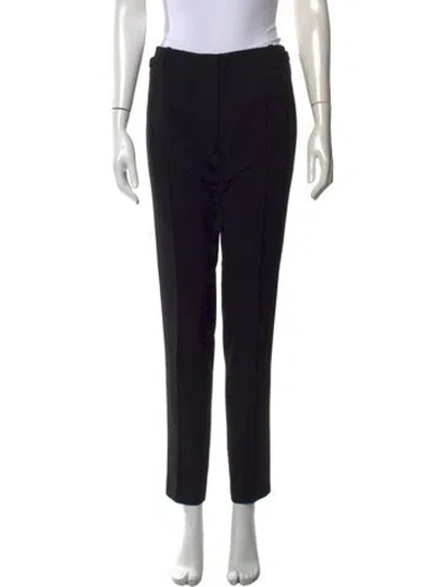 Pre-owned Alexander Wang Straight Leg Pants In Black