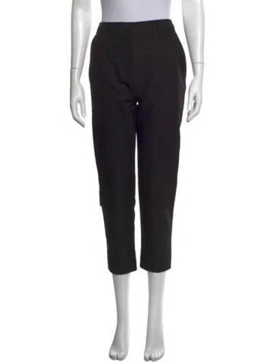 Pre-owned Alexander Wang Straight Leg Pants In Black