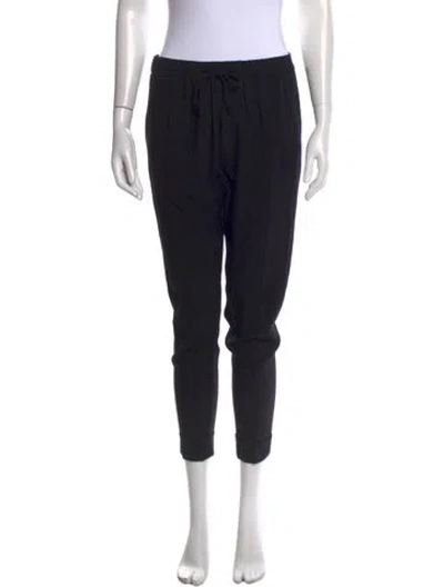Pre-owned Alexander Wang Straight Leg Pants In Black