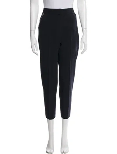 Pre-owned Alexander Wang Straight Leg Pants In Blue