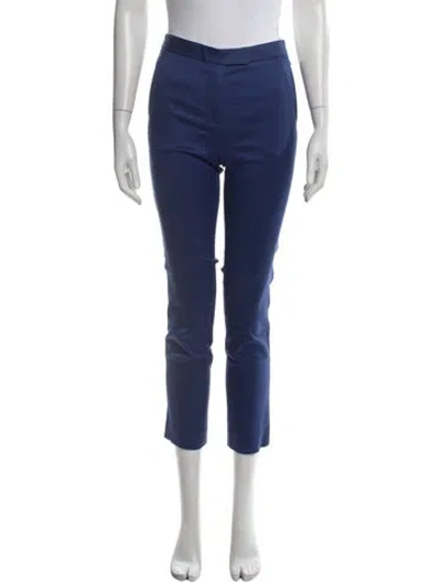 Pre-owned Alexander Wang Straight Leg Pants In Blue