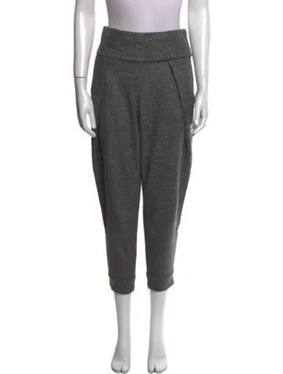 Pre-owned Alexander Wang Straight Leg Pants In Gray
