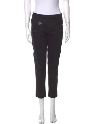 Pre-owned Alexander Wang Straight Leg Pants In Gray