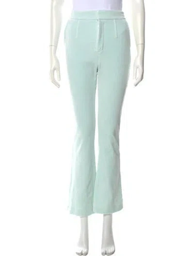 Pre-owned Alexander Wang Straight Leg Pants In Green