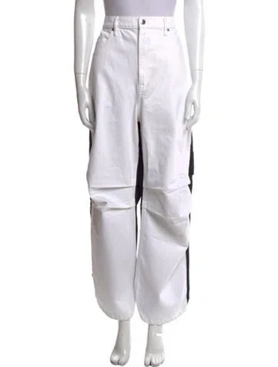 Pre-owned Alexander Wang Straight Leg Pants In Neutral