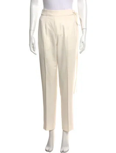 Pre-owned Alexander Wang Straight Leg Pants In Yellow