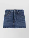 Alexander Wang Straight Trousers With Pockets And Loops
