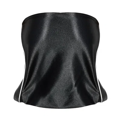 Pre-owned Alexander Wang Strapless Bubble Top 'black' | Women's Size 0