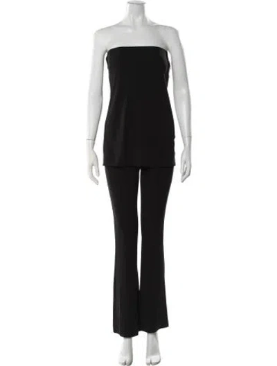 Pre-owned Alexander Wang Strapless Jumpsuit W/ Tags In Black