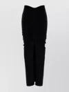 Alexander Wang Stretch Cupro Blend Skirt With Front Slit