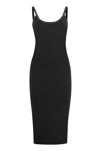 Alexander Wang Stretch Sheath Mini Dress In Black