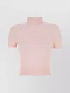 Alexander Wang Viscose Blend Top With Frontal Logo