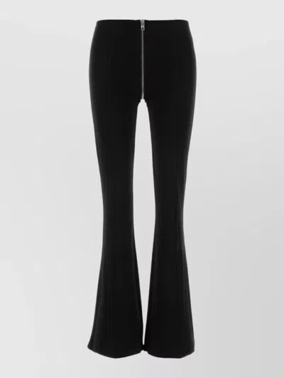 Alexander Wang Stretch Viscose Flared Leg Trousers In Multi