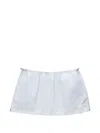 Alexander Wang Striped Mini Skort In White