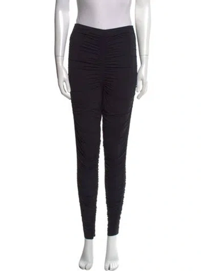 Pre-owned Alexander Wang Striped Skinny Leg Pants In Black