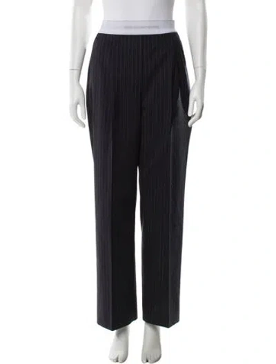Pre-owned Alexander Wang Striped Wide Leg Pants In Multi