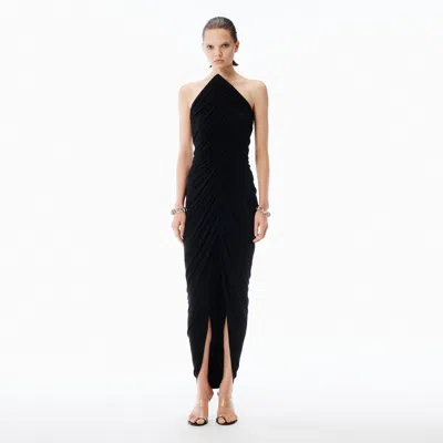 Alexander Wang Structured Bodice Dress In Black