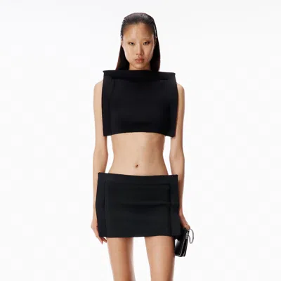 Alexander Wang Structured Frame Crop Top In Multi