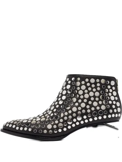 Pre-owned Alexander Wang Stud-embellished Boots In Black