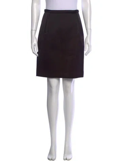 Pre-owned Alexander Wang Studded Accents Mini Skirt In Brown