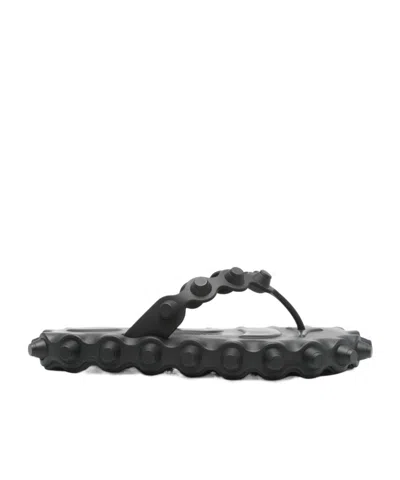 Alexander Wang Rapture Flip Flop Flat Shoes In Black