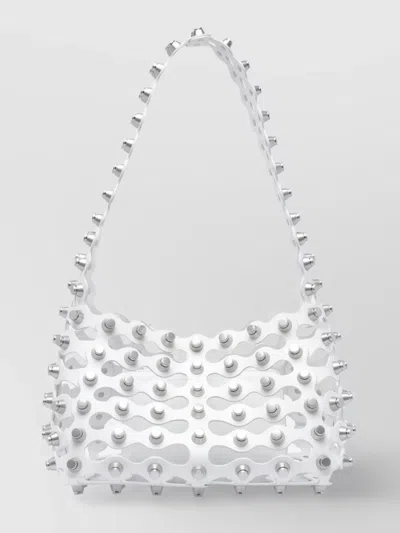 ALEXANDER WANG STUDDED SHOULDER BAG OPEN TOP
