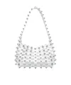 Alexander Wang Studded Shoulder Bag Open Top In White