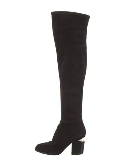 Pre-owned Alexander Wang Suede Boots In Black